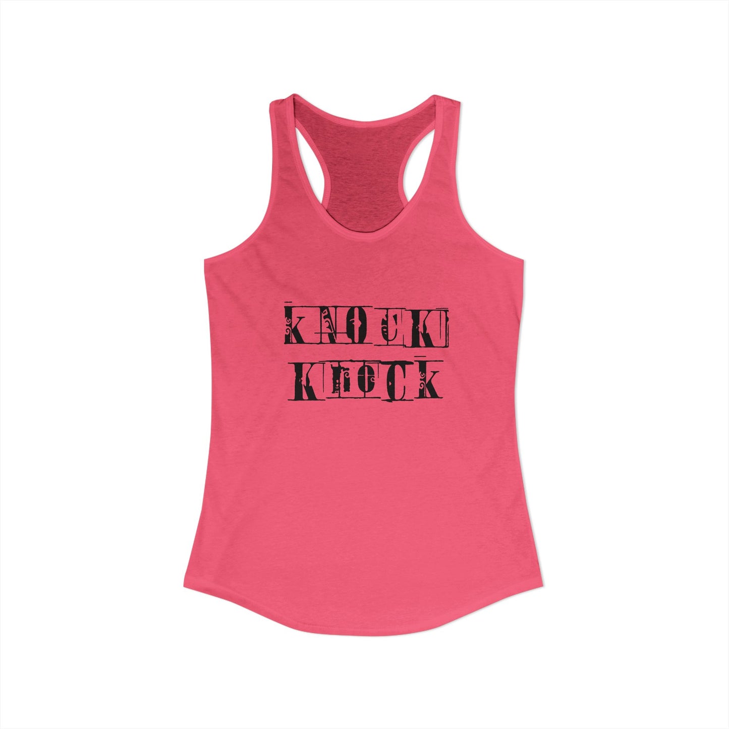 Classic Orlando Knock Knock Women's Racerback Tank