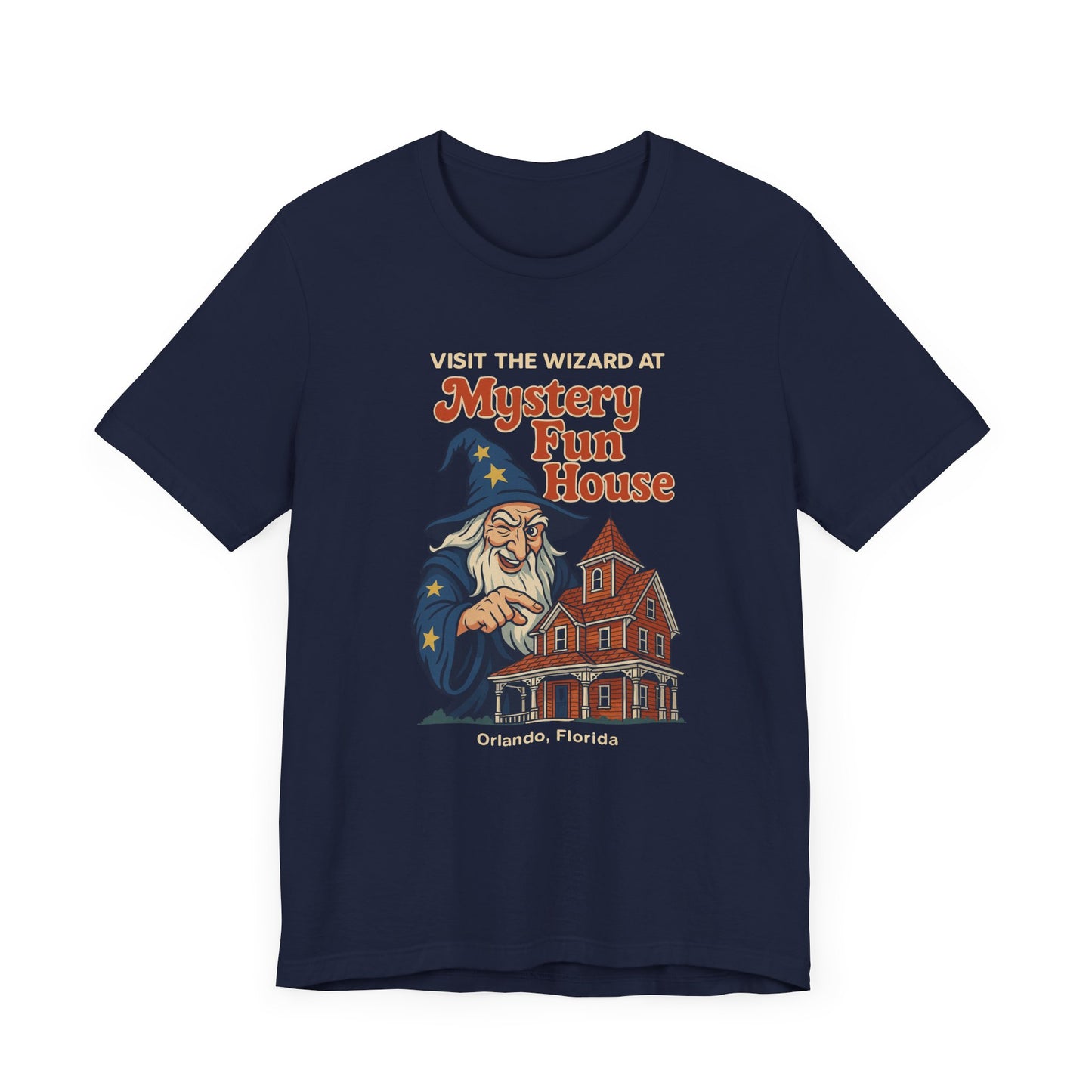 Orlando Classic Mystery Fun House Wizard Tee | Unisex Short Sleeve T-Shirt
