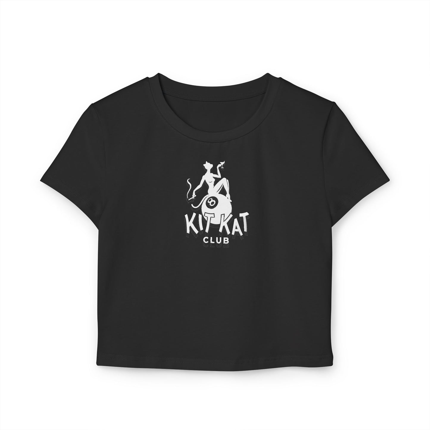 Orlando Classic Kit Kat Club Crop Tee — Vintage Cabaret Graphic Women's Baby Tee
