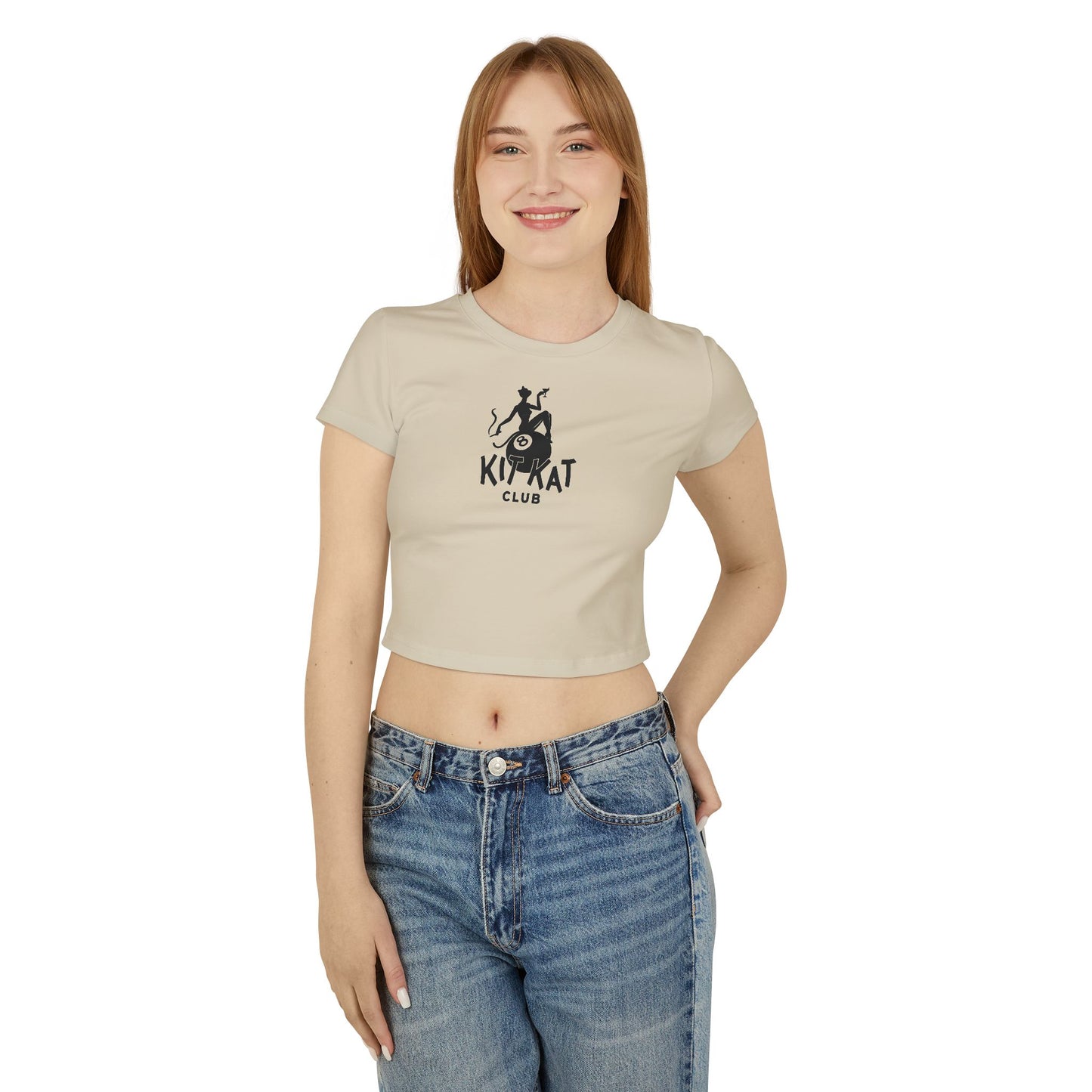 Orlando Classic Kit Kat Club Crop Tee — Vintage Cabaret Graphic Women's Baby Tee