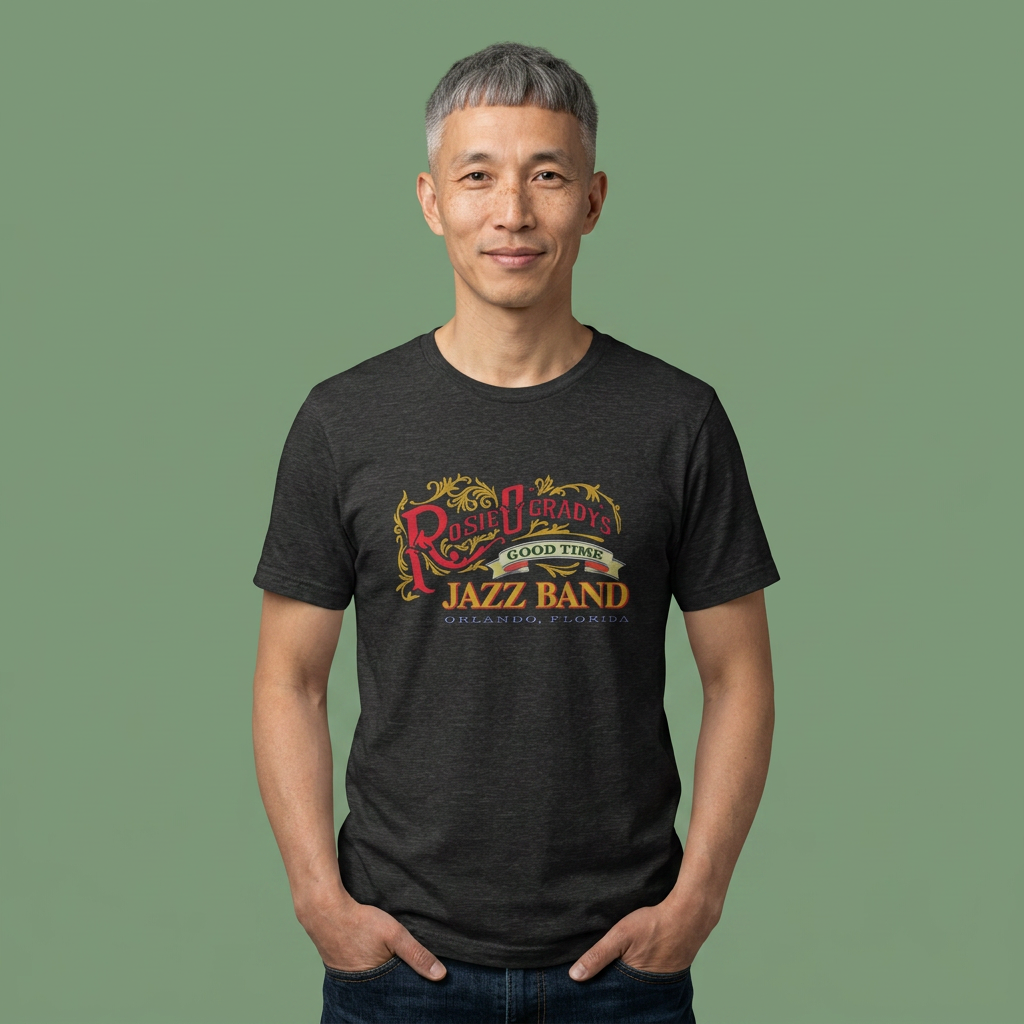 Classic Orlando Good Time Jazz Band T-Shirt Vintage Band Tee