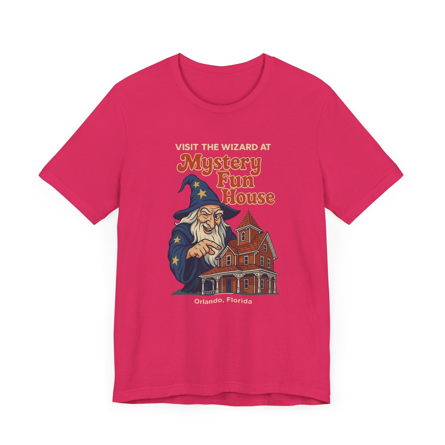 Orlando Classic Mystery Fun House Wizard Tee | Unisex Short Sleeve T-Shirt