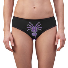 Load image into Gallery viewer, Facehugger Xenomorph Feminine Cut Briefs - StephBot Collection