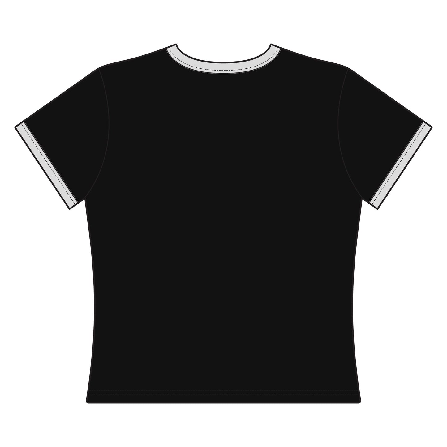 Orlando Classic Red Fox Lounge Women’s Ringer Tee — Retro Logo Crop T-Shirt