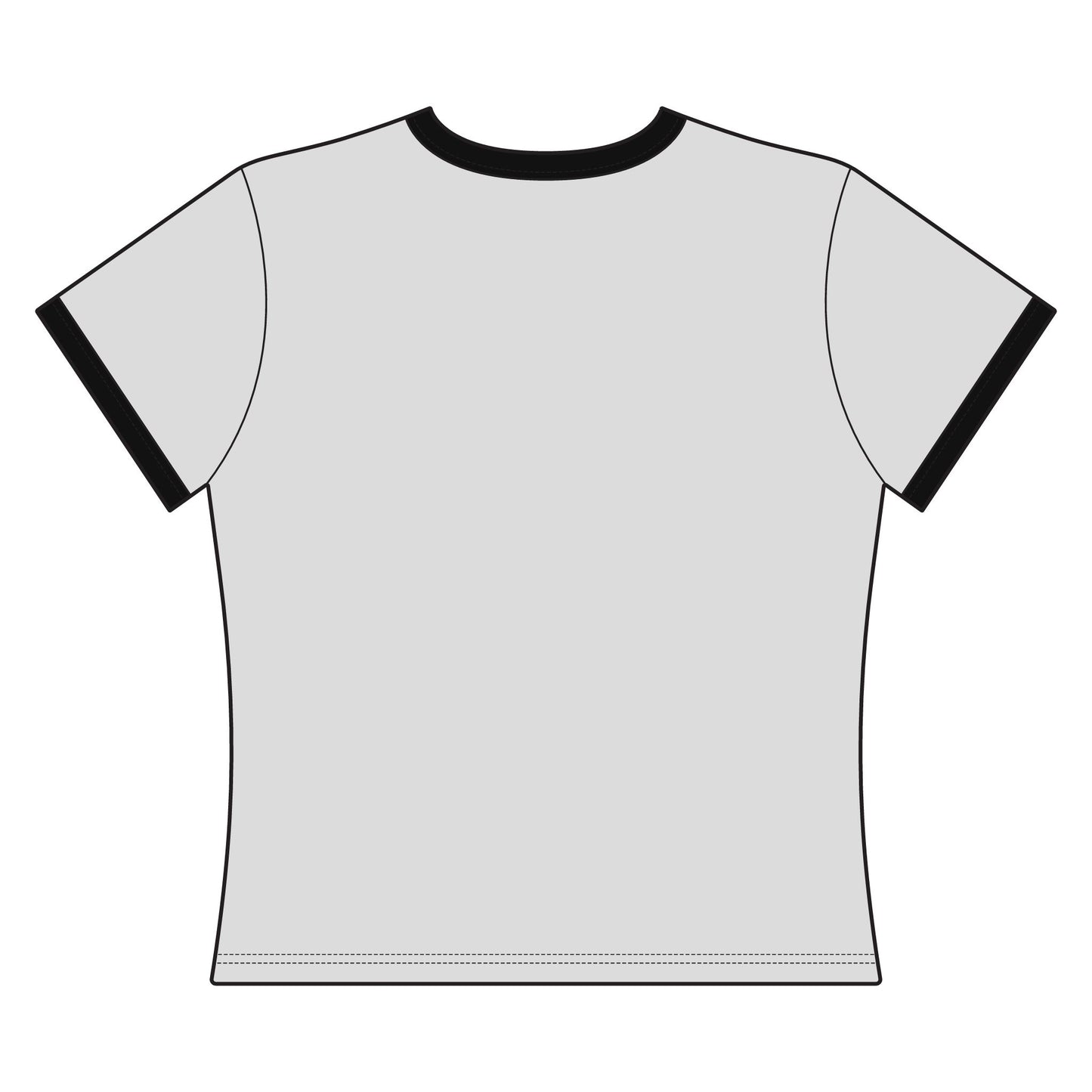 Orlando Classic Red Fox Lounge Women’s Ringer Tee — Retro Logo Crop T-Shirt