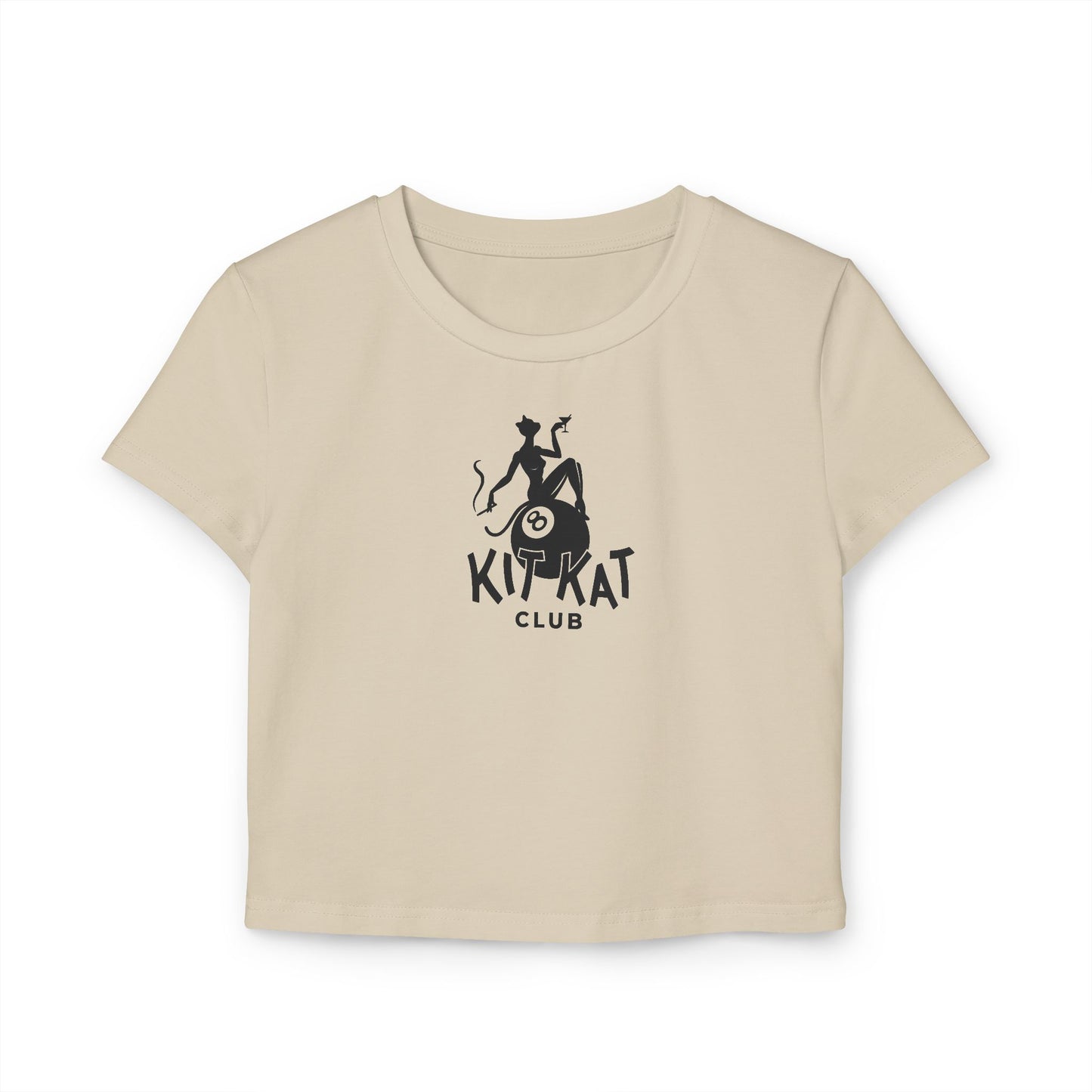 Orlando Classic Kit Kat Club Crop Tee — Vintage Cabaret Graphic Women's Baby Tee