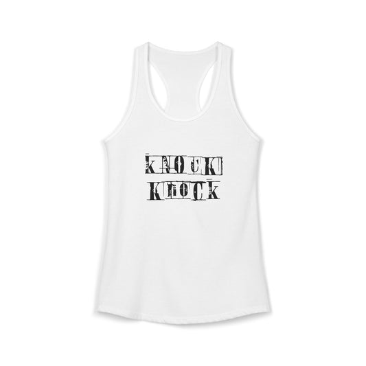 Classic Orlando Knock Knock Women's Racerback Tank