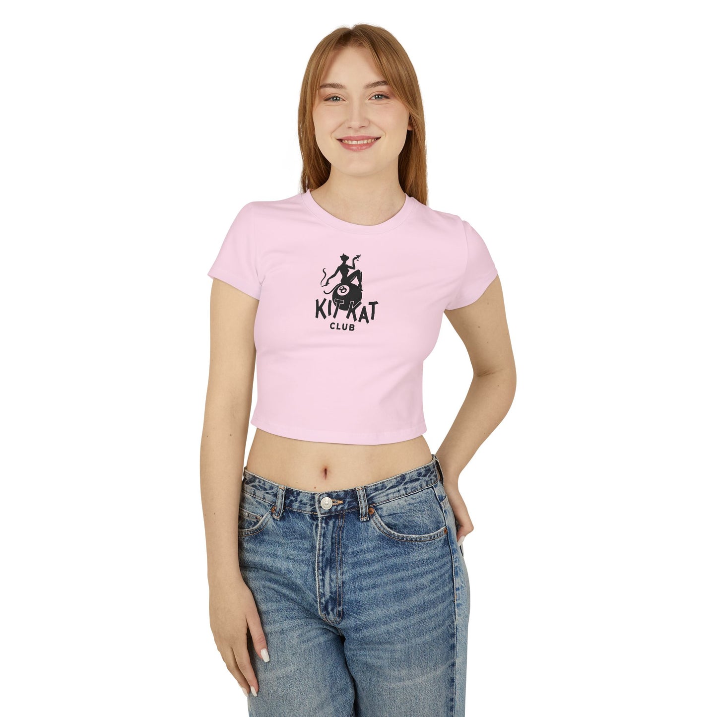 Orlando Classic Kit Kat Club Crop Tee — Vintage Cabaret Graphic Women's Baby Tee