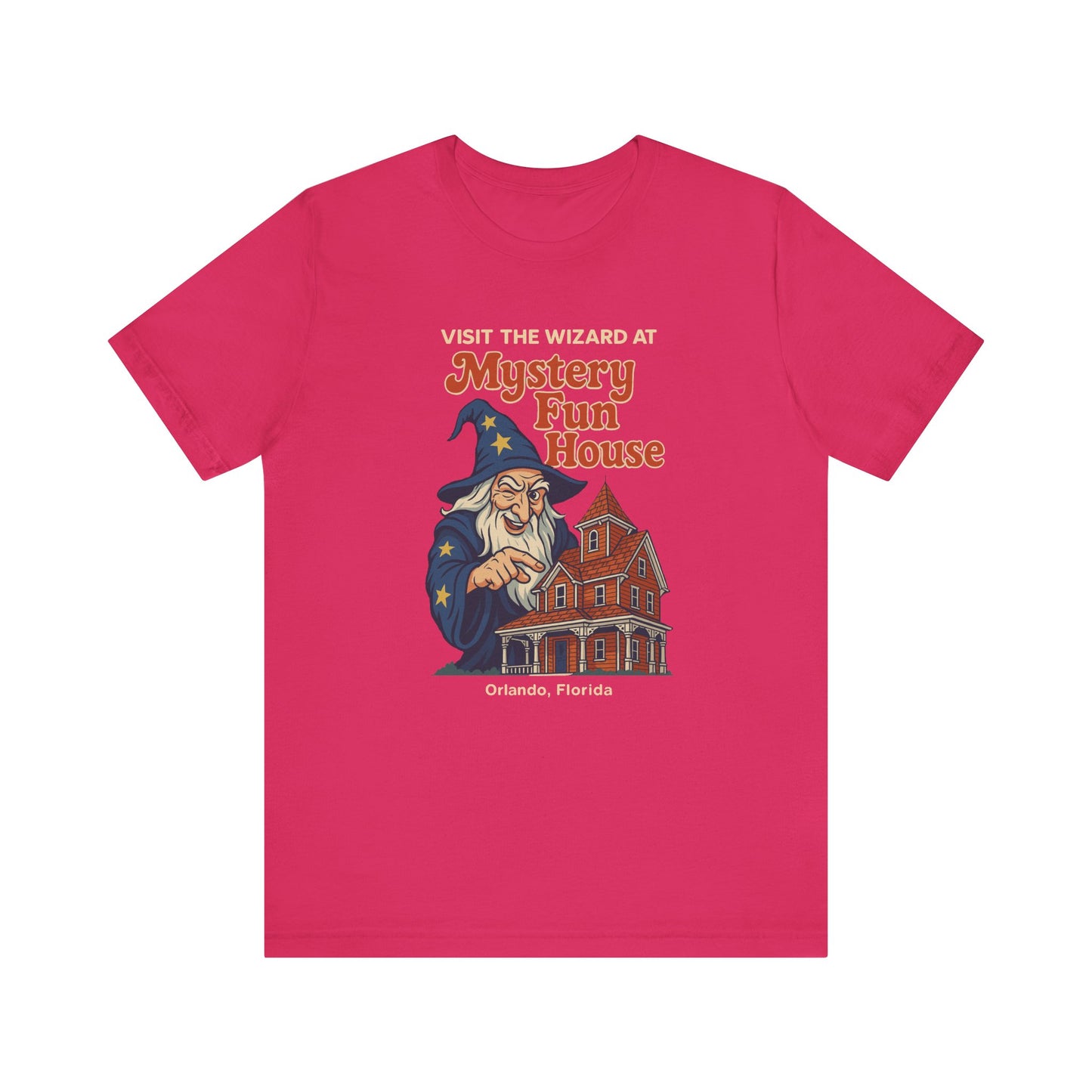 Orlando Classic Mystery Fun House Wizard Tee | Unisex Short Sleeve T-Shirt