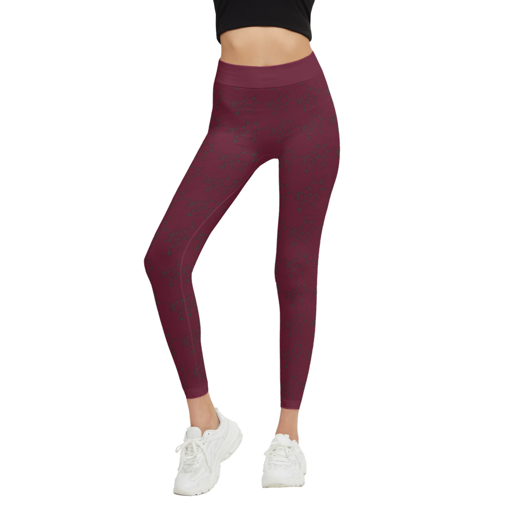 K-Molecule Knit High-Rise Leggings - StephBot Collection