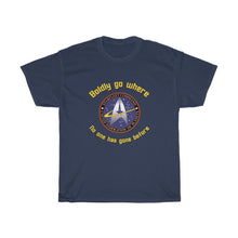 Load image into Gallery viewer, Starfleet Boldly Go Unisex Heavy Cotton Tee