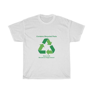 Become an Organ Donor Unisex Heavy Cotton Tee