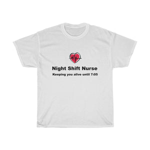 Night Shift Nurse Unisex Heavy Cotton Tee
