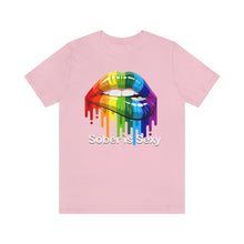 Load image into Gallery viewer, Sober is Sexy All the Pink Unisex Jersey Short Sleeve Tee