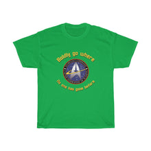 Load image into Gallery viewer, Starfleet Boldly Go Unisex Heavy Cotton Tee